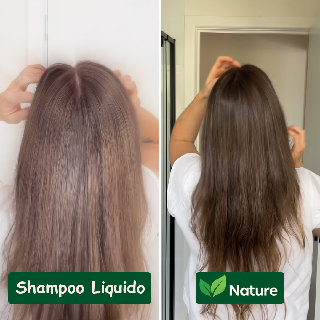 Shampoo y Acondicionador Sólido para Nutrición y Brillo del Cabello I Extracto y Aceite Esencial de Coco