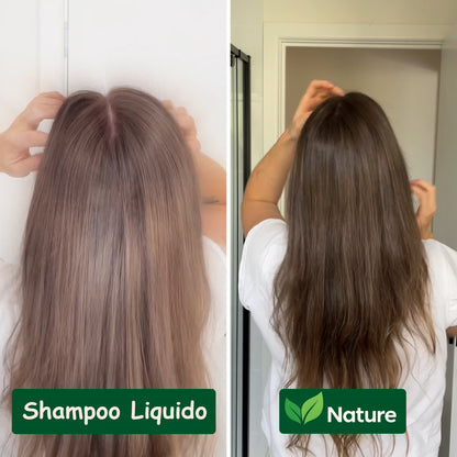 Shampoo y Acondicionador Sólido para Nutrición y Brillo del Cabello I Extracto y Aceite Esencial de Coco