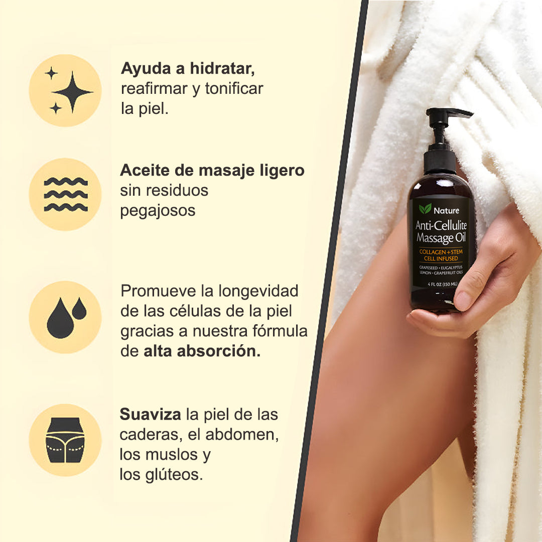 Aceite Corporal Reafirmante | Reduce visiblemente la celulitis