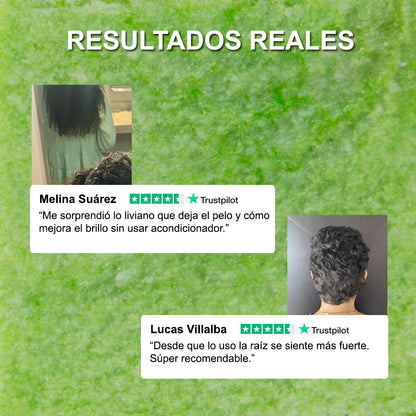 Shampoo Sólido para Brillo y Fortalecimiento del Cabello | Extracto y Esencia Natural de Romero