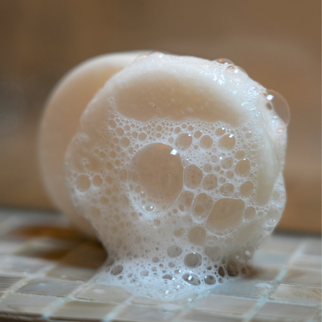 Shampoo y Acondicionador Sólido para Nutrición y Brillo del Cabello I Extracto y Aceite Esencial de Coco