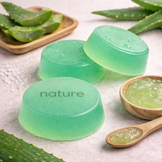 Piel Sensible & Irritada - Apto para pieles con tendencia a alergias, psoriasis y dermatitis - Jabón de Aloe Vera - Calma & Equilibrio