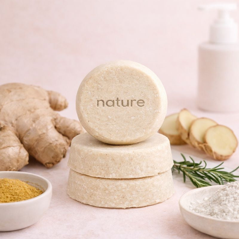 Cabello que se cae o se quiebra - Shampoo Anticaida de Jengibre - Fuerza desde la Raíz